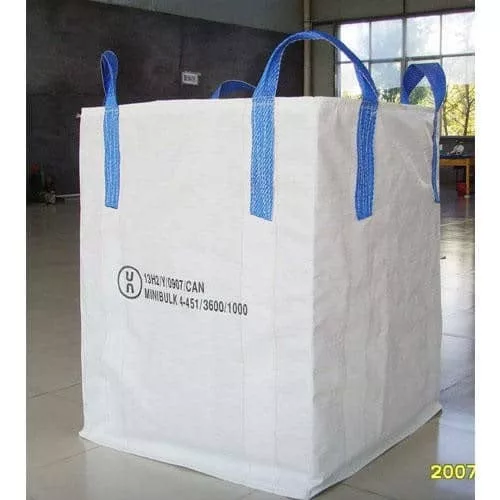 Food Grade Woven Polypropylene Feed Bags , Thread Sewing Bottom